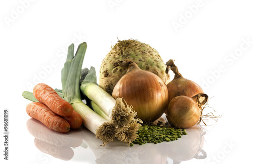 soup ingredient vegetables