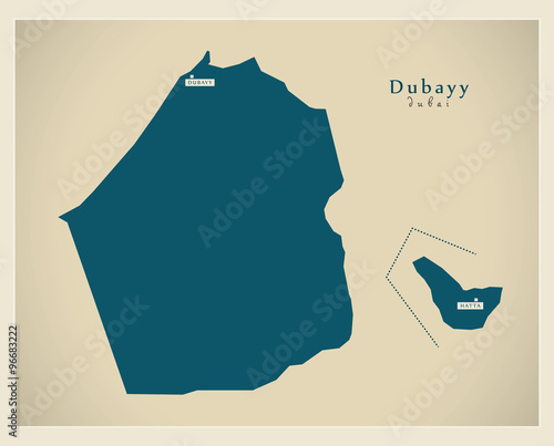 Modern Map - Dubayy AE