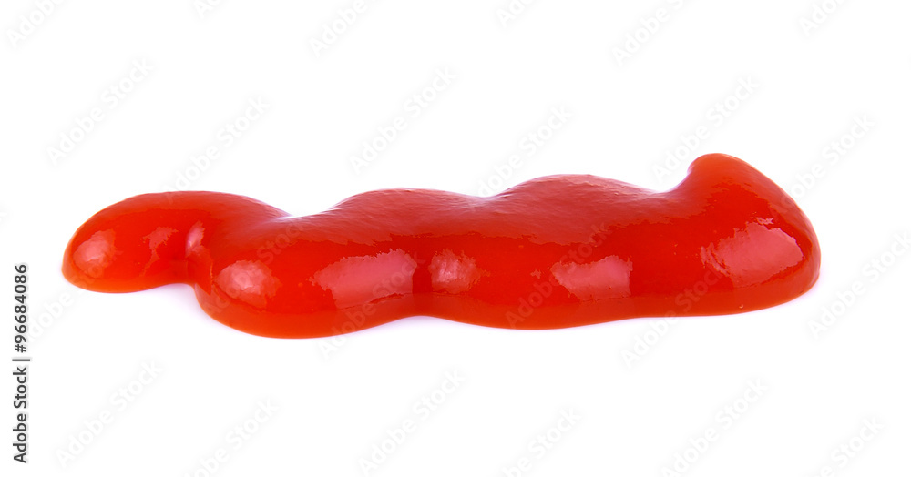 Tomato sauce on white background Tomato sauce on white background