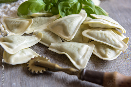 Traditional italian filled pasta
