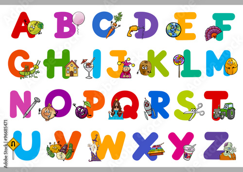 educational cartoon alphabet for kids