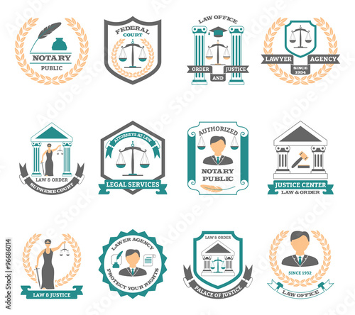  Lawyer Logo Set