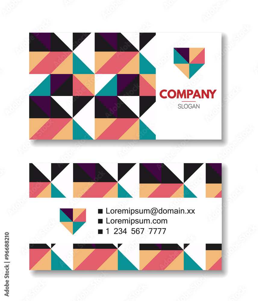 Vector business card