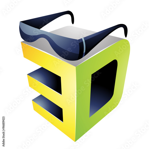 3d Display Technology Symbol
