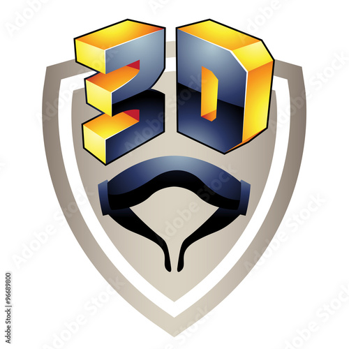 3d Display Technology Symbol