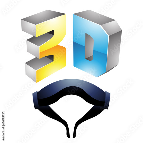 3d Display Technology Symbol