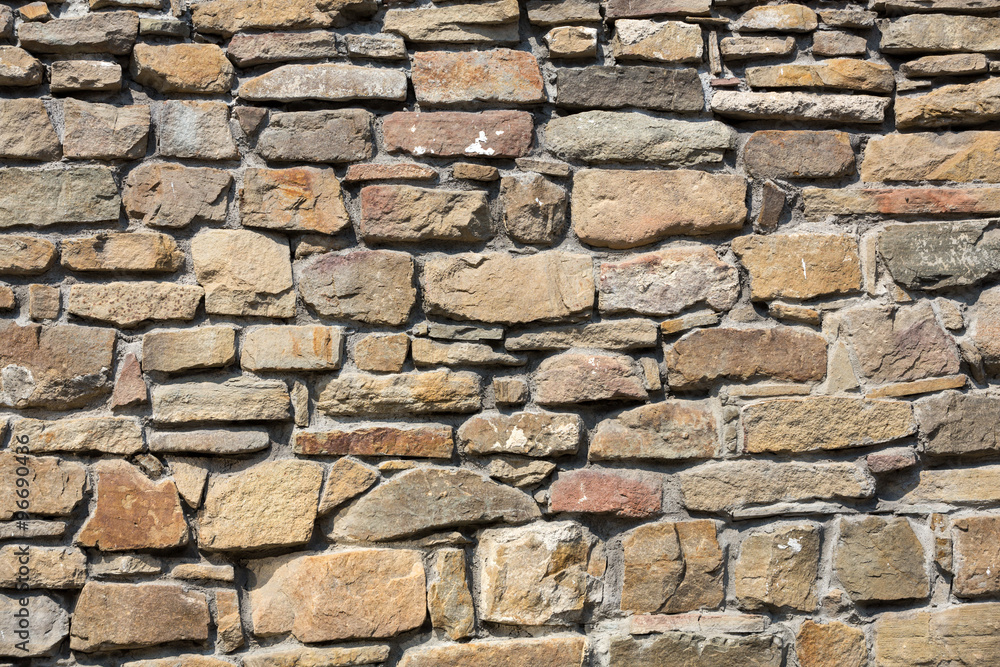 part of a stone wall, for background or texture.