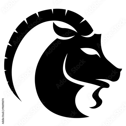 Black Capricorn Zodiac Star Sign