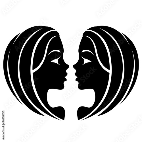Black Gemini Zodiac Star Sign