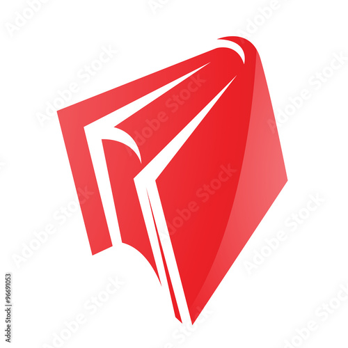 Red Glossy Book Icon