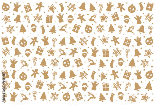 christmas pattern decoration elements background