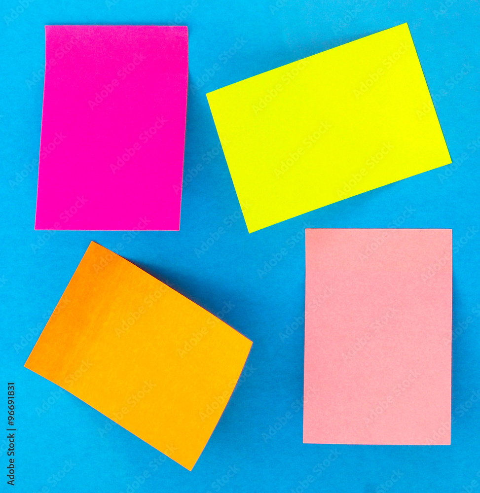 sticky notes