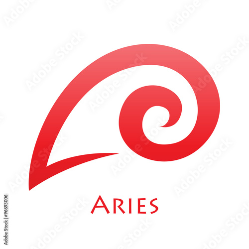 Simplistic Aries Zodiac Star Sign
