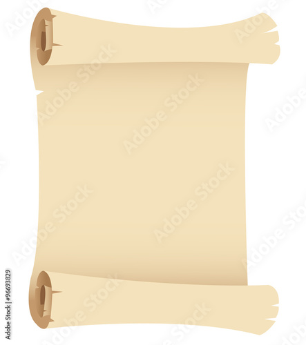 Old Grunge Paper Scroll