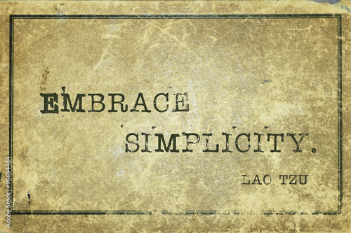 Plakat w ramie embrace simple LT