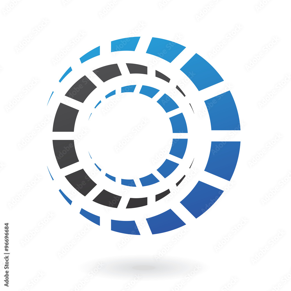 Colorful Cogs Abstract Icon