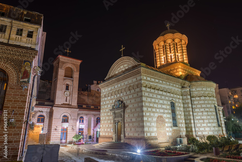 Night view of Saint Anton Church (The Old Princely Court Church)