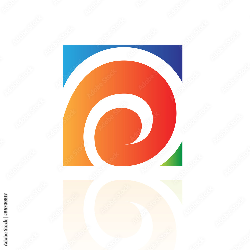 Rectangular and Square Abstract Icon Rectangular and Square Abstract Icon