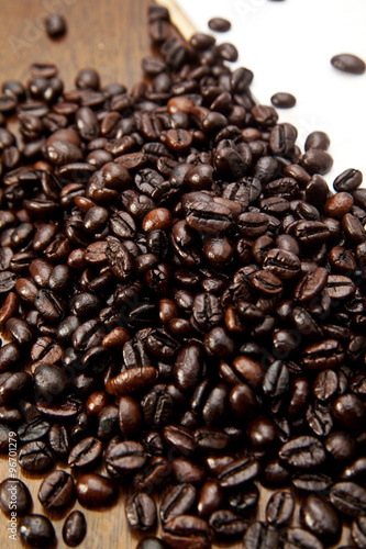 Coffee beans closeup