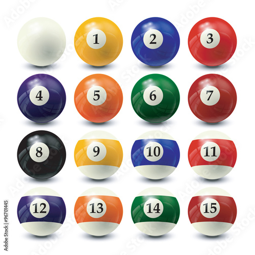 billiard balls set