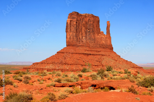 View of Monument Valley in Utah, United States Of America