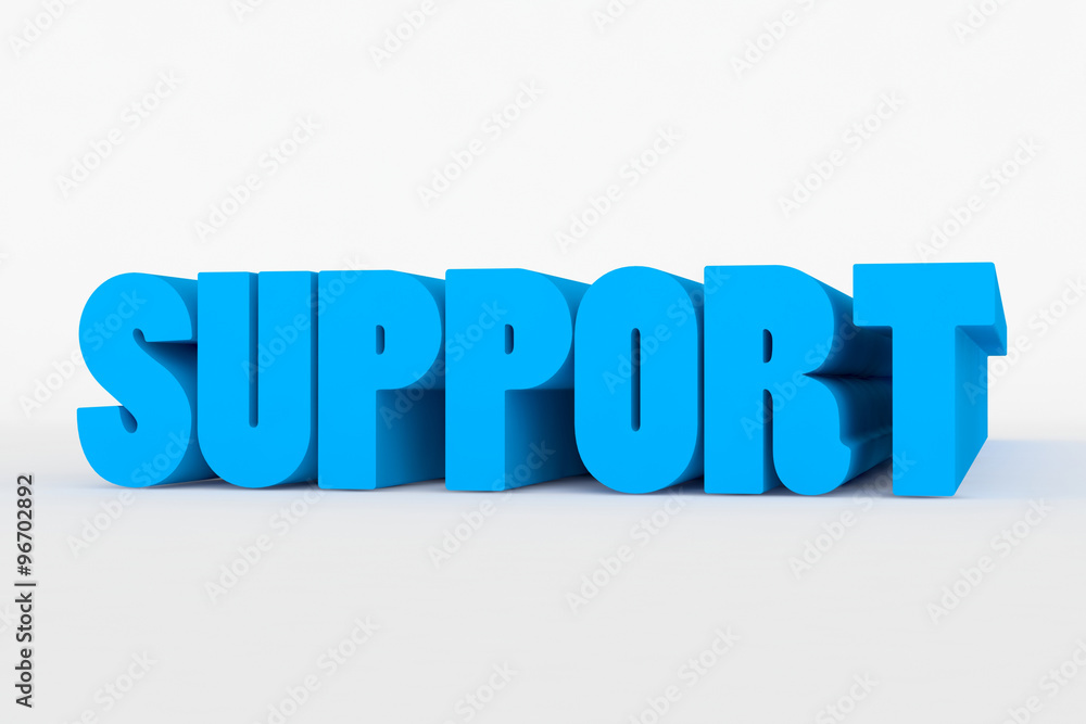 Big 3D bold text - support Big 3D bold text - support