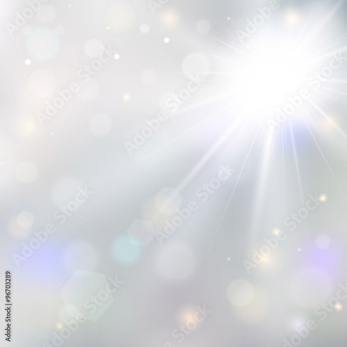 Abstract background with blurry lights