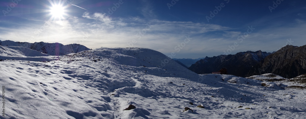 Bergpanorama - Kaltenberger Hütte - Vorarlberg - Österreich