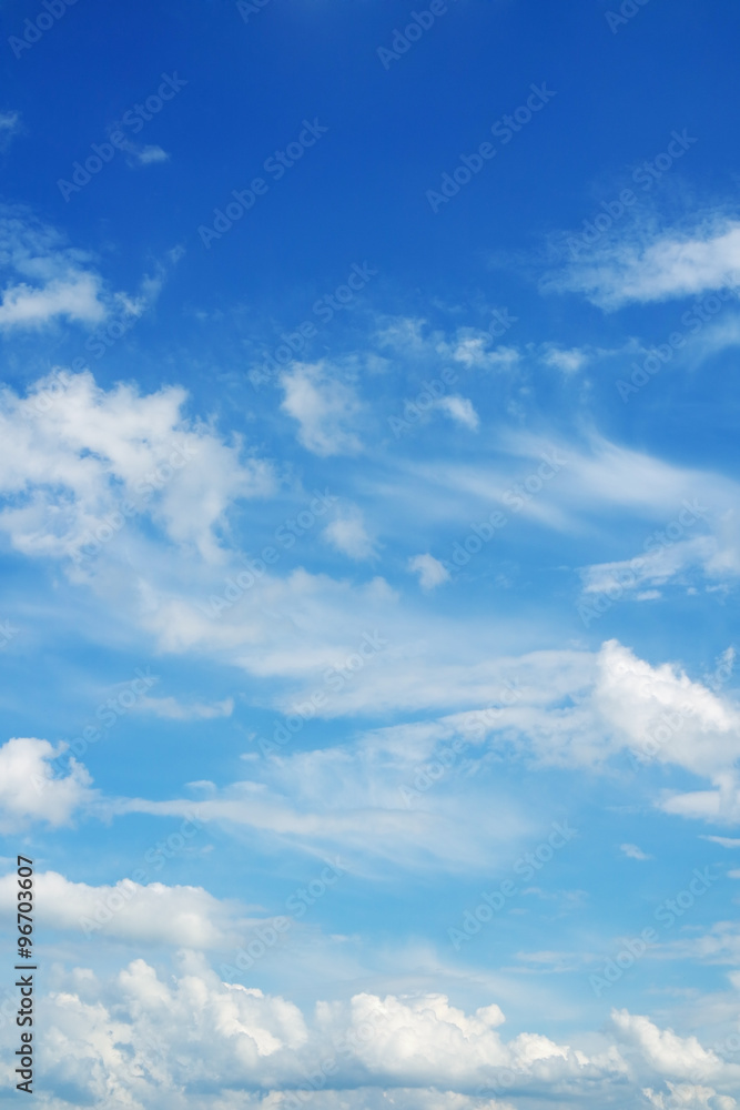 Beautiful cloudscape over horizon. Blue sky and clouds. Beautiful cloudscape over horizon. Blue sky and clouds.