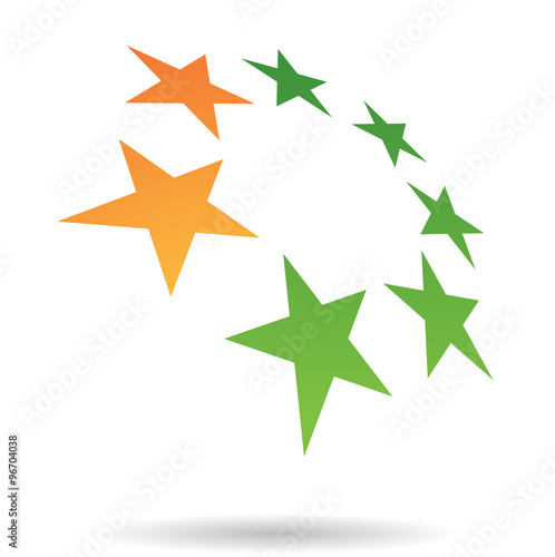 Colorful Abstract Star Icon