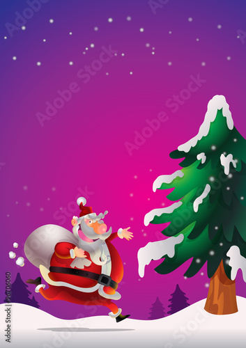 Wallpaper Mural Santa Claus poster Torontodigital.ca