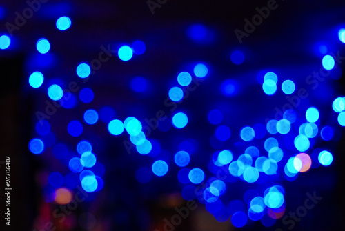 Blurred Christmas lights background