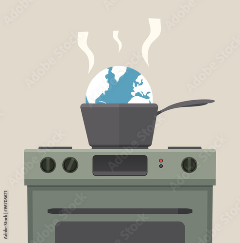 Global warming concept. EPS8.