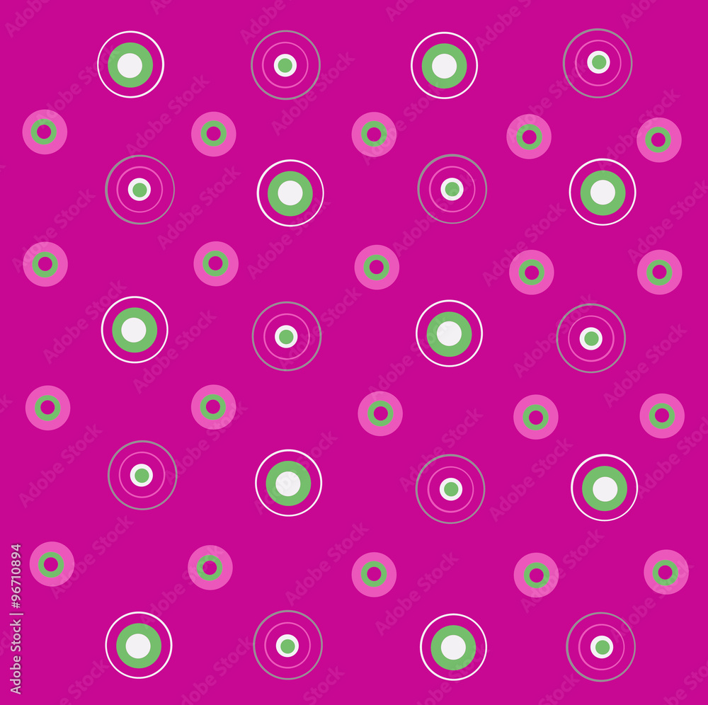 Circles Abstract Colorful Background