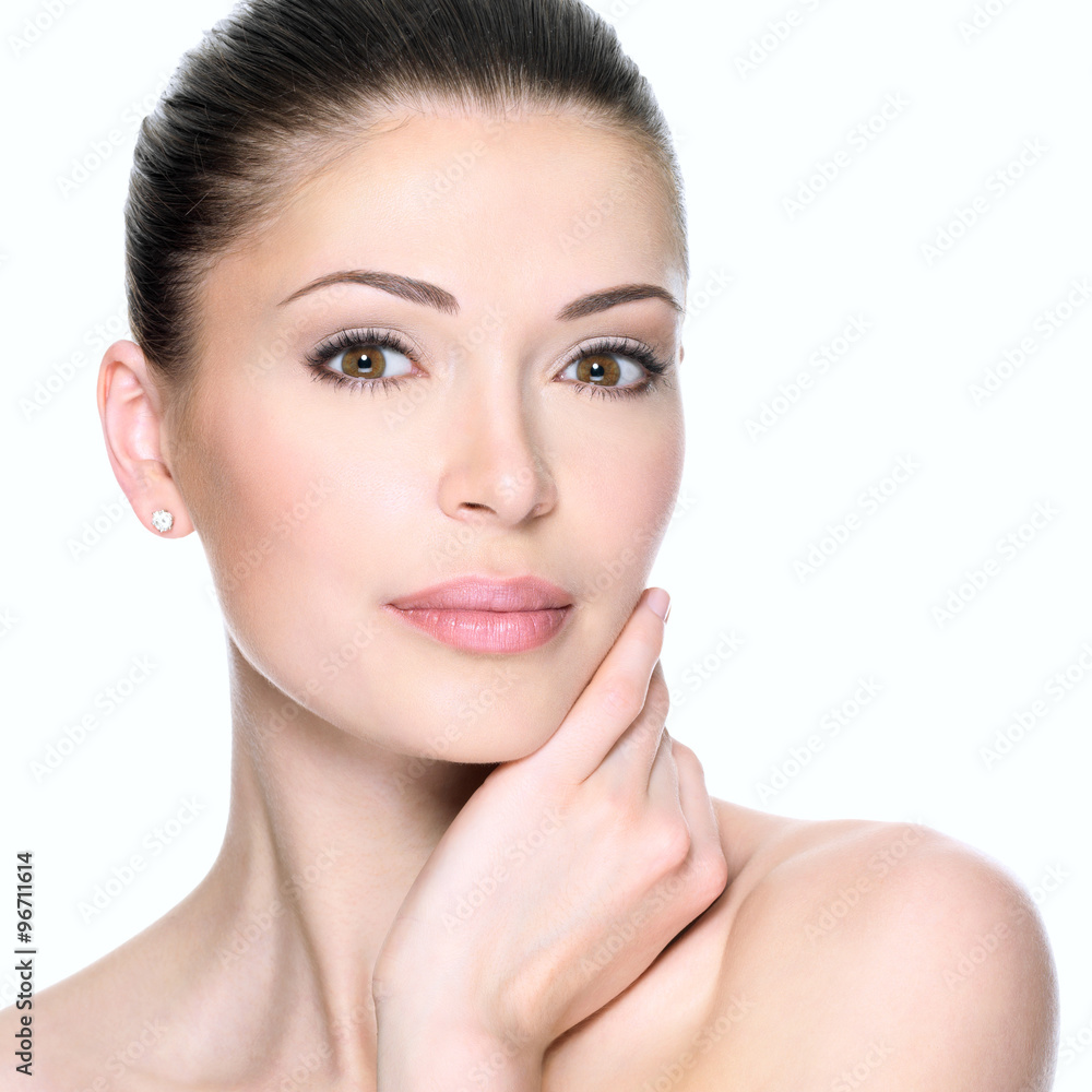 Adult woman with beautiful face Adult woman with beautiful face