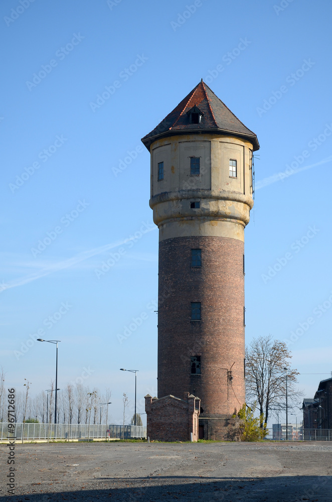 Old water tower (Katowice in Poland)
