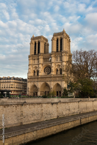 the cathedral Notre Dame, Paris, France.