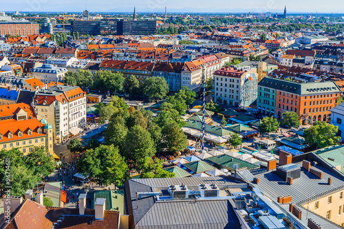 Viktualienmarkt, Munich, Bavaria, Germany photo