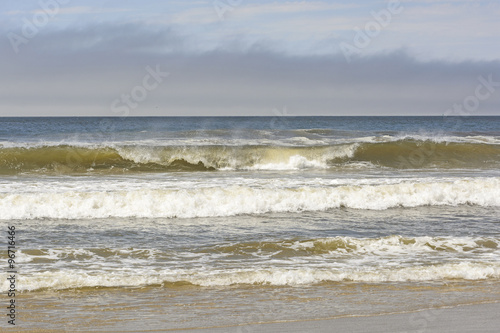 Crashing Waves on a Remote Beach