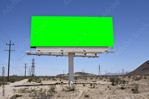 Green Chroma Key Desert Bil...