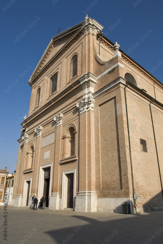 Obraz premium Italy. Comacchio Cathedral