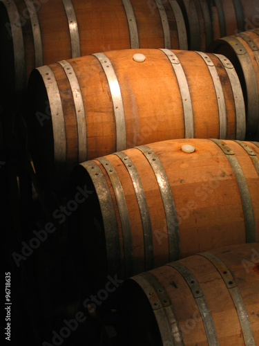 Wine Barrels in cellar