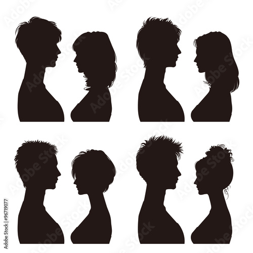 カップル / 横顔