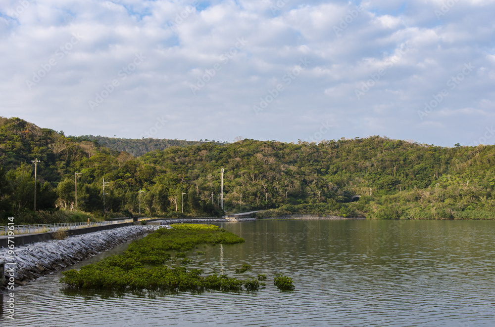 沖縄 塩屋湾の風景 沖縄 塩屋湾の風景