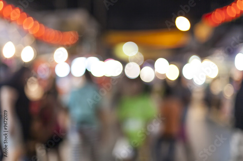 Wallpaper Mural Beautiful bokeh market along the way. Torontodigital.ca