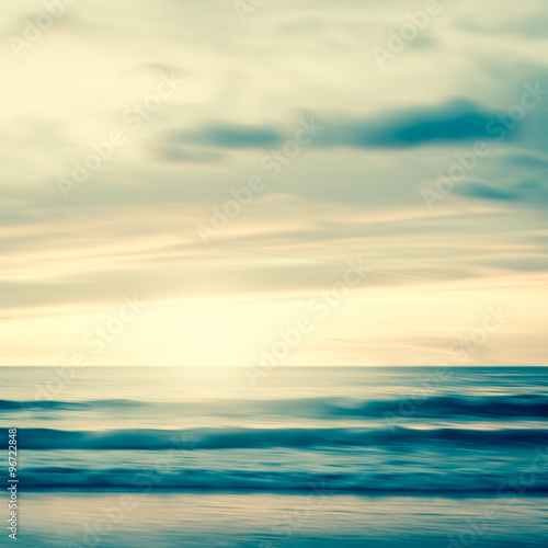 An abstract seascape with blurred panning motion © surasaki