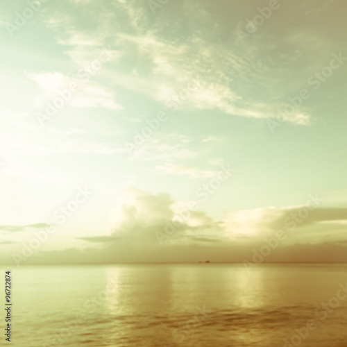 Blurred seascape background