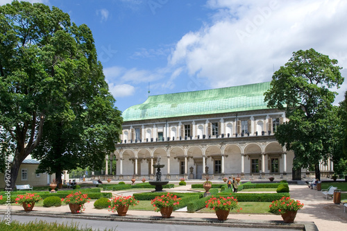 Photography renaissance summer folly of the queen Anna in Royal Gardens, Prague Castle (UNES