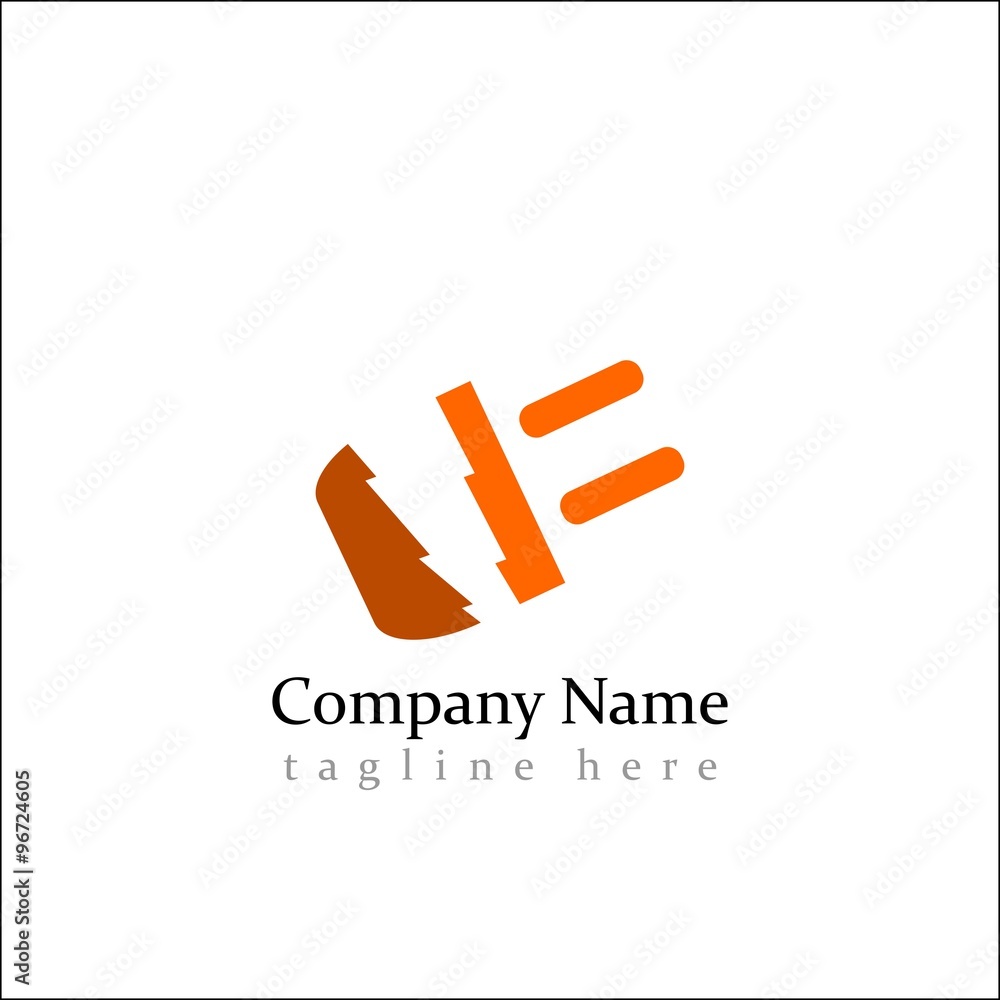 Obraz premium electric vector logo icon