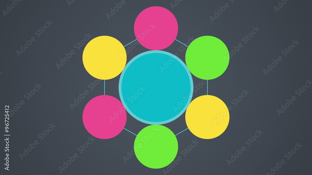 Solution,conclusion circle diagram flow chart, seven circle. arrow version (included alpha) Solution,conclusion circle diagram flow chart, seven circle. arrow version (included alpha)